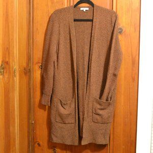 Madewell Long Brown Cardigan